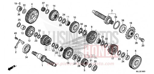 GETRIEBE (NC750X/XA) NC750XAE de 2014